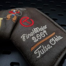 SCOTTY CAMERON CIRCLE T 2007 FINAL MAJOR TULSA, OKLA.  PUTTER COVER