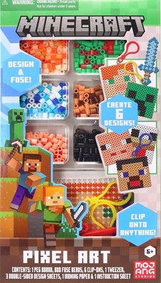 2500+ Beads Pixel Art Kit for Kids - Fun Minecraft Craft Activity