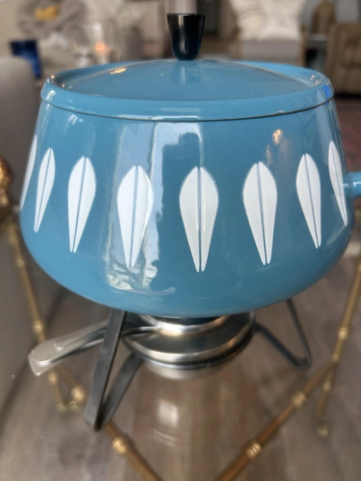 Cathrineholm Lotus Fondue Set Blue