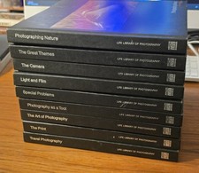 Lot of 9 "Life Library of Photography" by TIME-Life Books, HC Revised Edition