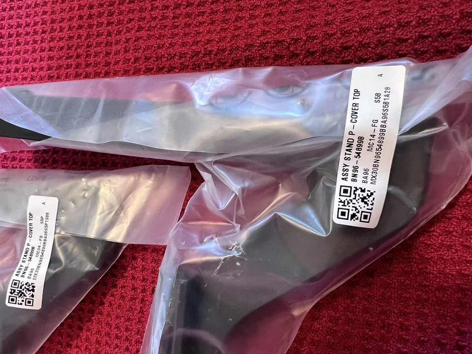 NEW SAMSUNG OEM QN65QN90BA TV STAND WITH NECK COVER QN65QN90BAFXZA FEET LEGS - Image 4 of 4