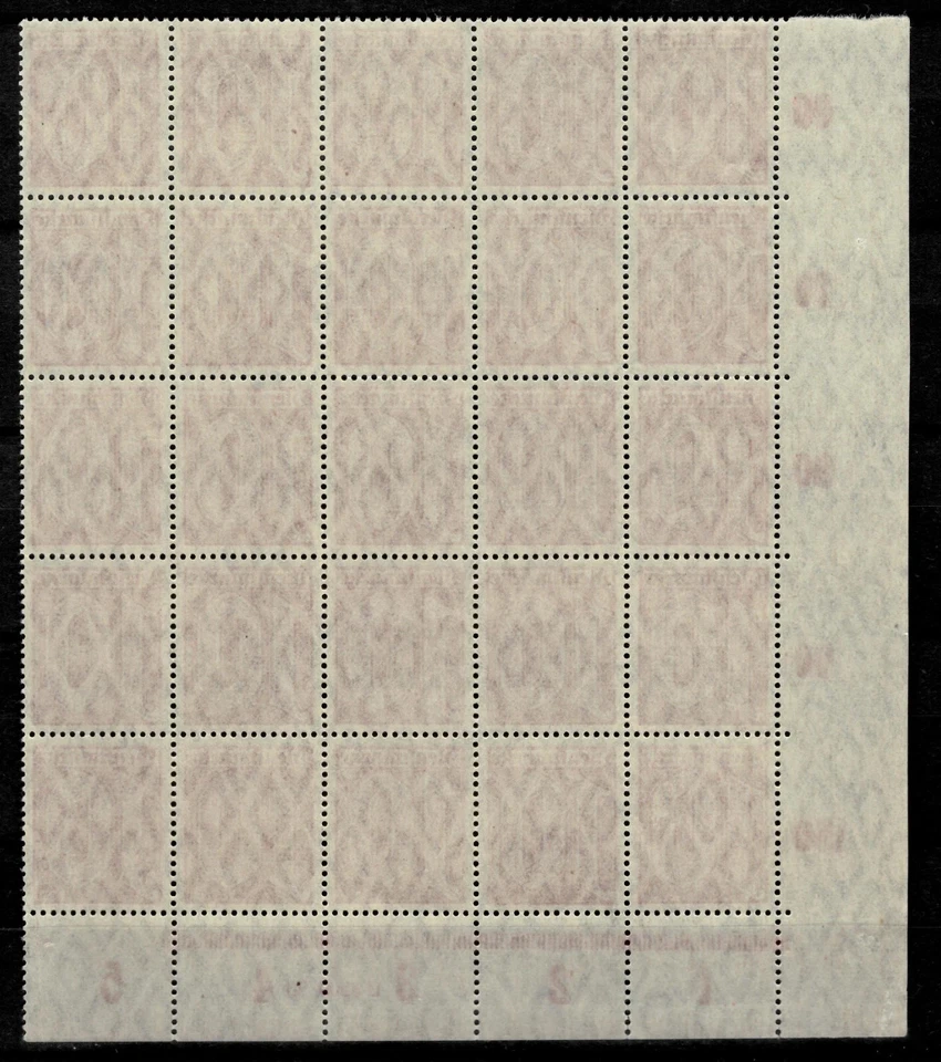 Germany Weimar Republic 1920 ☀ Dienstmarke 10pf. Mi.24 (10x10) with HAN☀ MNH - Image 2 of 2