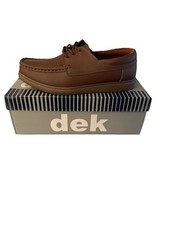 Mens Boys Bowling Grass Indoor Shoes Brown Leather Uk 5