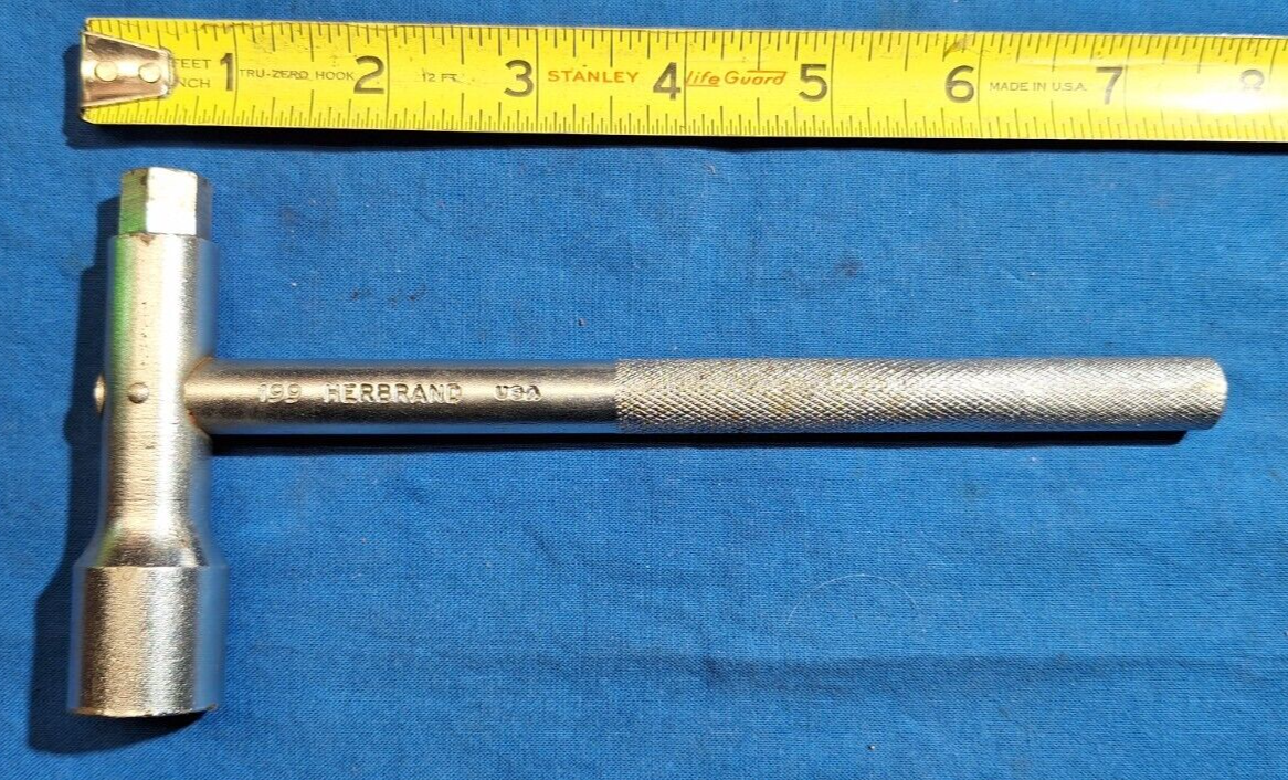 Herbrand 199 1/2" Hex & 9/16" Square Drain Plug Wrench Corvair