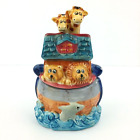 New ListingNoah's Ark 3D Magnetic Salt n Pepper Shakers Stacking Set Animals Boat
