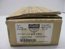 Interchange Fasco 2 1/2" Angled Finish Brads Nails 15 Gauge 4900 Count FN-212 