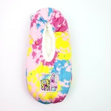 Nickelodeon SpongeBob SquarePants Womens Size 4-10 Snuggle Toes Socks Slippers