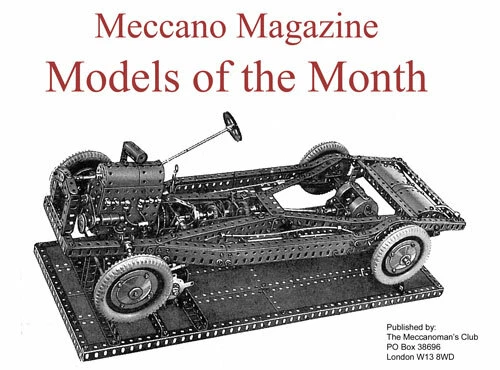The Meccano Magazine 'Models of the Month'