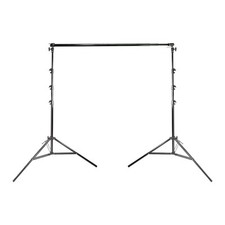 2.4x3m Small Adjustable Telescopic Background Stand - Height Range: 79-240cm