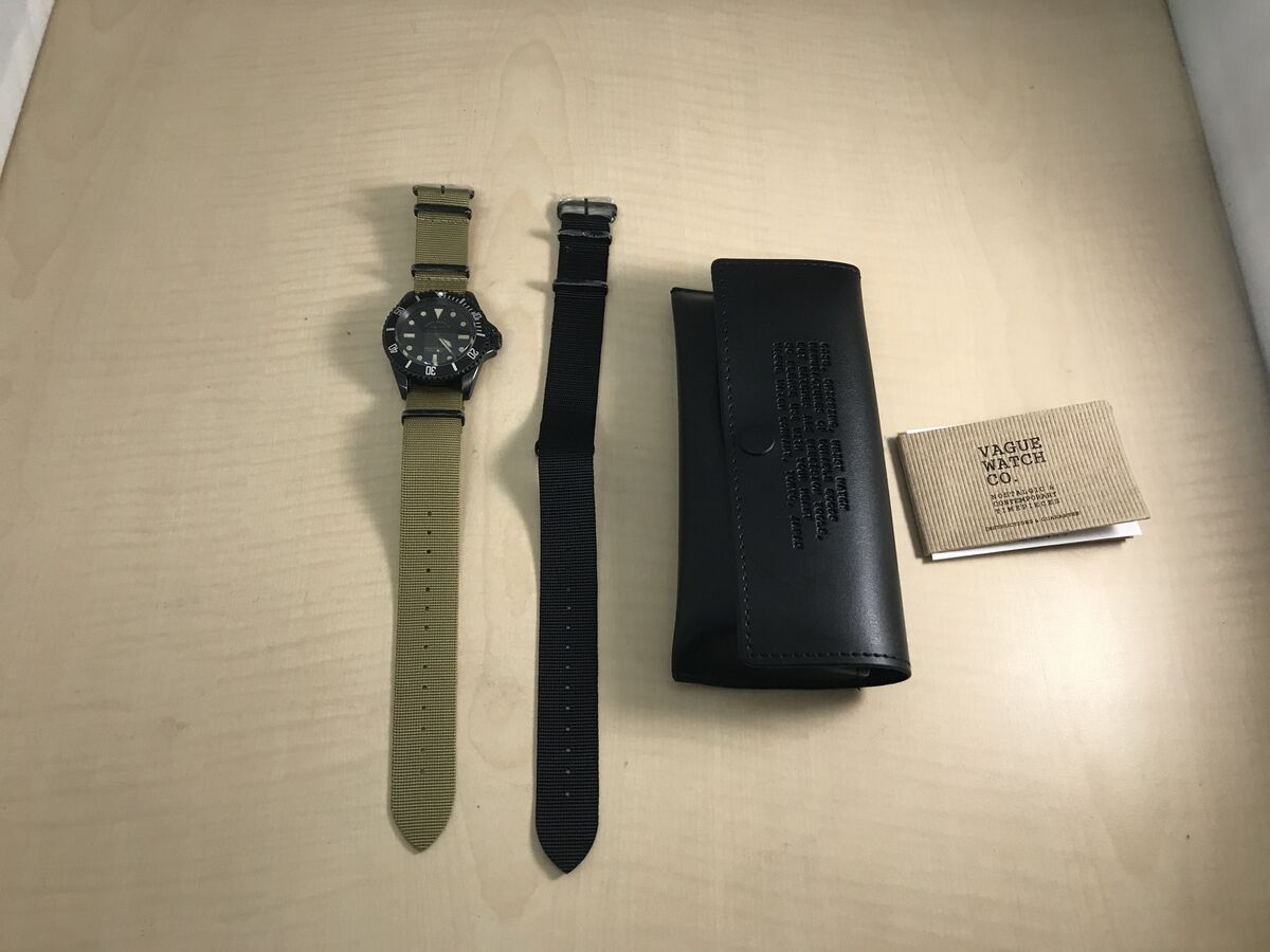 VAGUE WATCH Co. Watch BLKSUB Military BS-L-001 | eBay VAGUE WATCH Co. Watch BLKSUB Military BS-L-001 | eBay