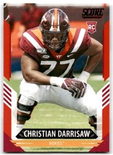 2021 Score #369 Christian Darrisaw Red Virginia Tech Hokies Rookie