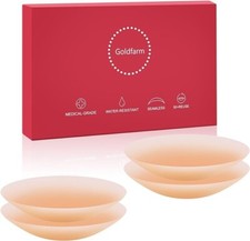 2 Pairs Nipple Covers Sticky No Show Waterproof Ultra Soft Resuable