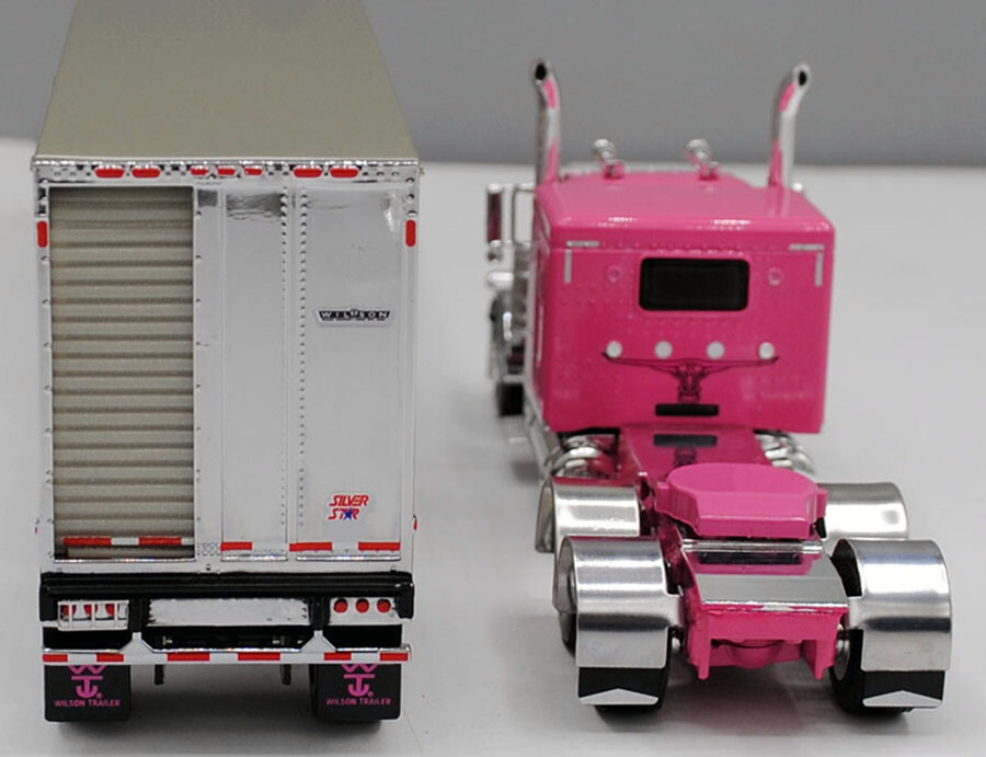 DCP 60-1050 Rosso Bianco Camion Peterbilt 389 Con Rimorchio Bestiame In Scala 1 64 226476 - Foto 10