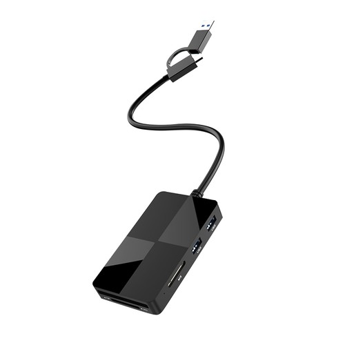 8-IN-1 USB Type-C USB Memory Card Reader Adapter for SD TF MS CF XD Memory Card