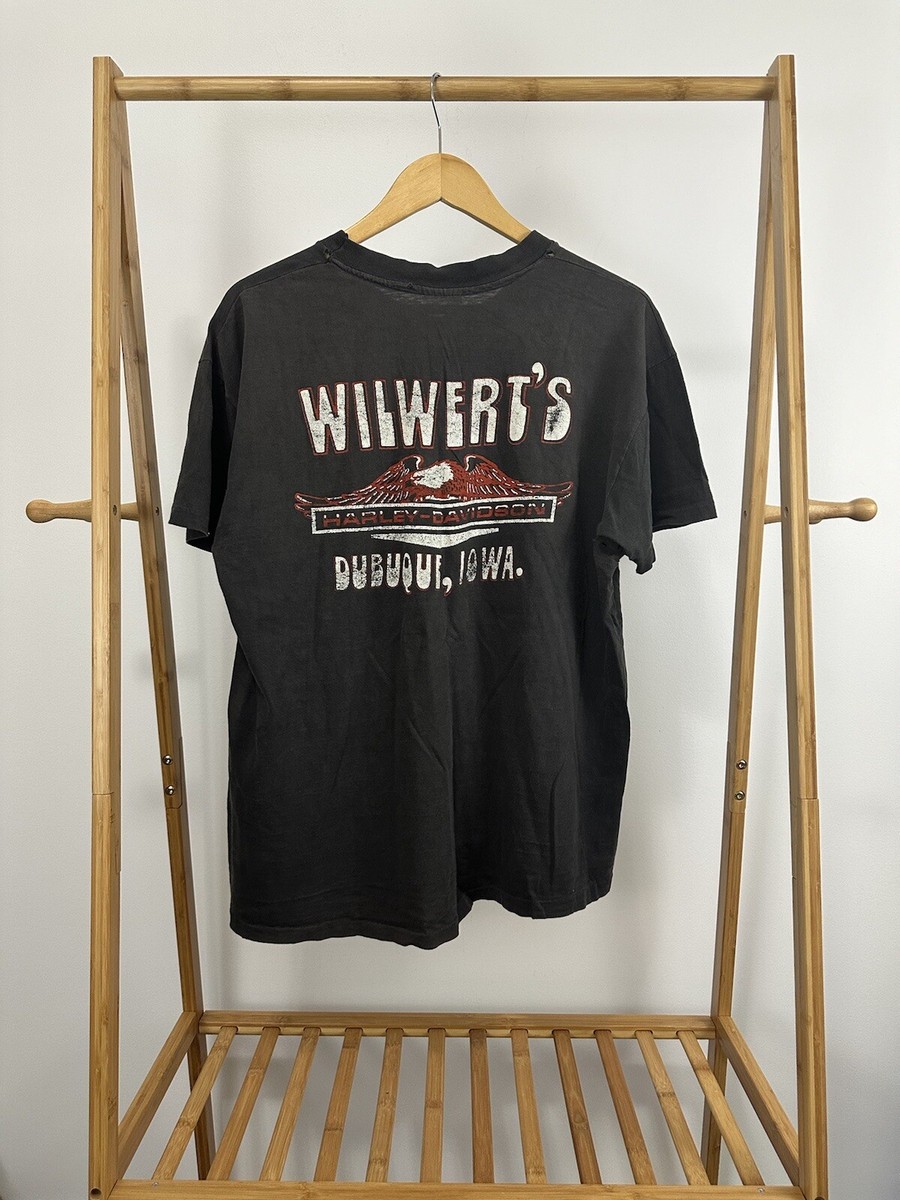 VTG 80s Harley-Davidson Life Ain't Easy When You're Fat & Greasy T
