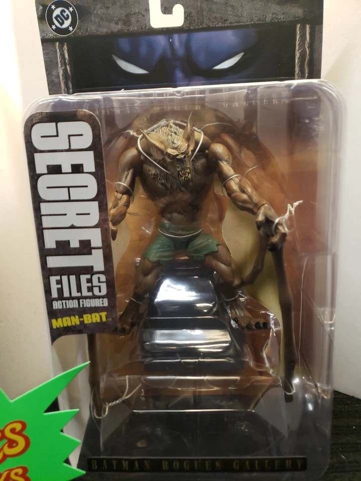 Экшн-фигурка DC Direct Collectibles Secret Files Man-Bat запечатанная - Изображение 2 из 3