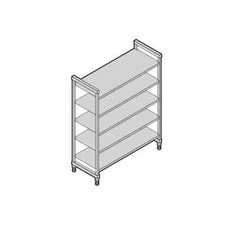 Cambro CBU245484S5580 CamshelvingBasics 5-Tier 24"W x 54"L x 84"H Starter Unit