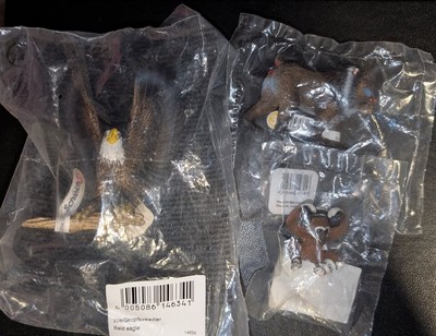 Schleich Lot of 3 New Figures Retired 14634 Eagle 14715 Mandrill 14718 Gibbon