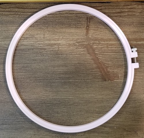 Pink Embroidery Hoop, Cross Stitch Hoop Round Plastic - Picture 5 of 5