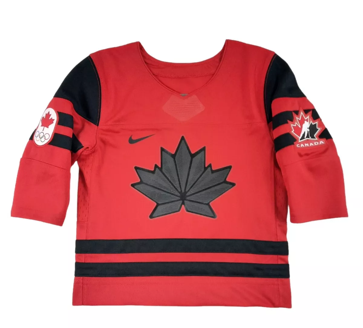 Nike Team Canada 2022 Winter Olympics Replica Hockey Jersey Black