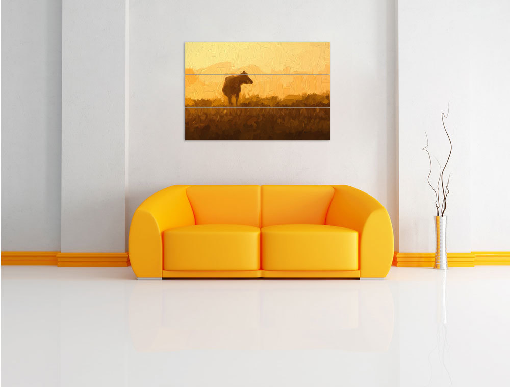 Un Fressende Vache Vache Vache sur le Large Art Pinceau Effet - Authentique Mdf-Holzbild 4deeaf Un Fressende Vache Vache Vache sur le Large Art Pinceau Effet - Authentique Mdf-Holzbild 4deeaf