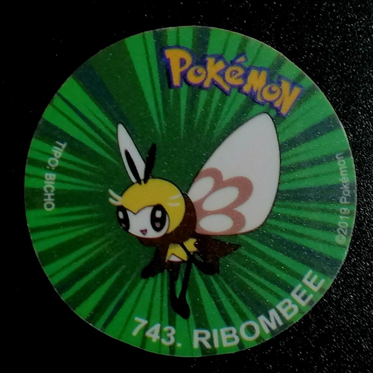 TAZO POKEMON DKV #489 PHIONE 2019 Sinnoh PERU South America Pogs