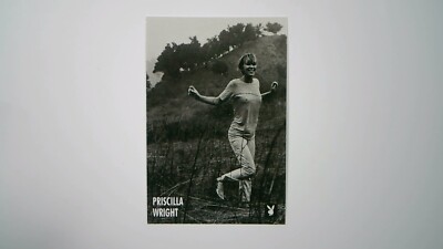 1995 Playboy Centerfold Collector Card March #38 Priscilla Wright | eBay