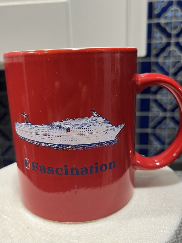Carnival Cruise Line Fascination Cruise Inaugural Coffee Mug 1994