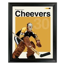 Gerry Cheevers Framed Sports Art Photo by Thomas Maxwell