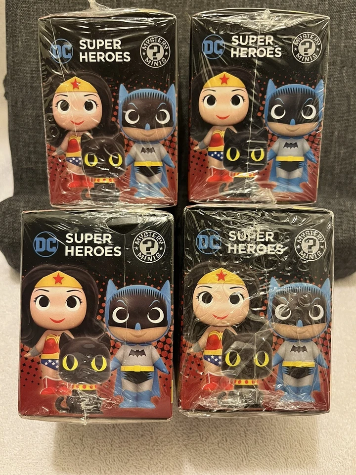 Funko - Mystery Minis: DC Comics Super Heroes Figuras Vinilo Lote De 4 NUEVO EN CAJA SELLADO Foto 4 de 4