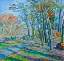 Original  work of Nikolay Budylin, Painting Oil on Canvas Landscape