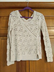 knitted knotted sweater