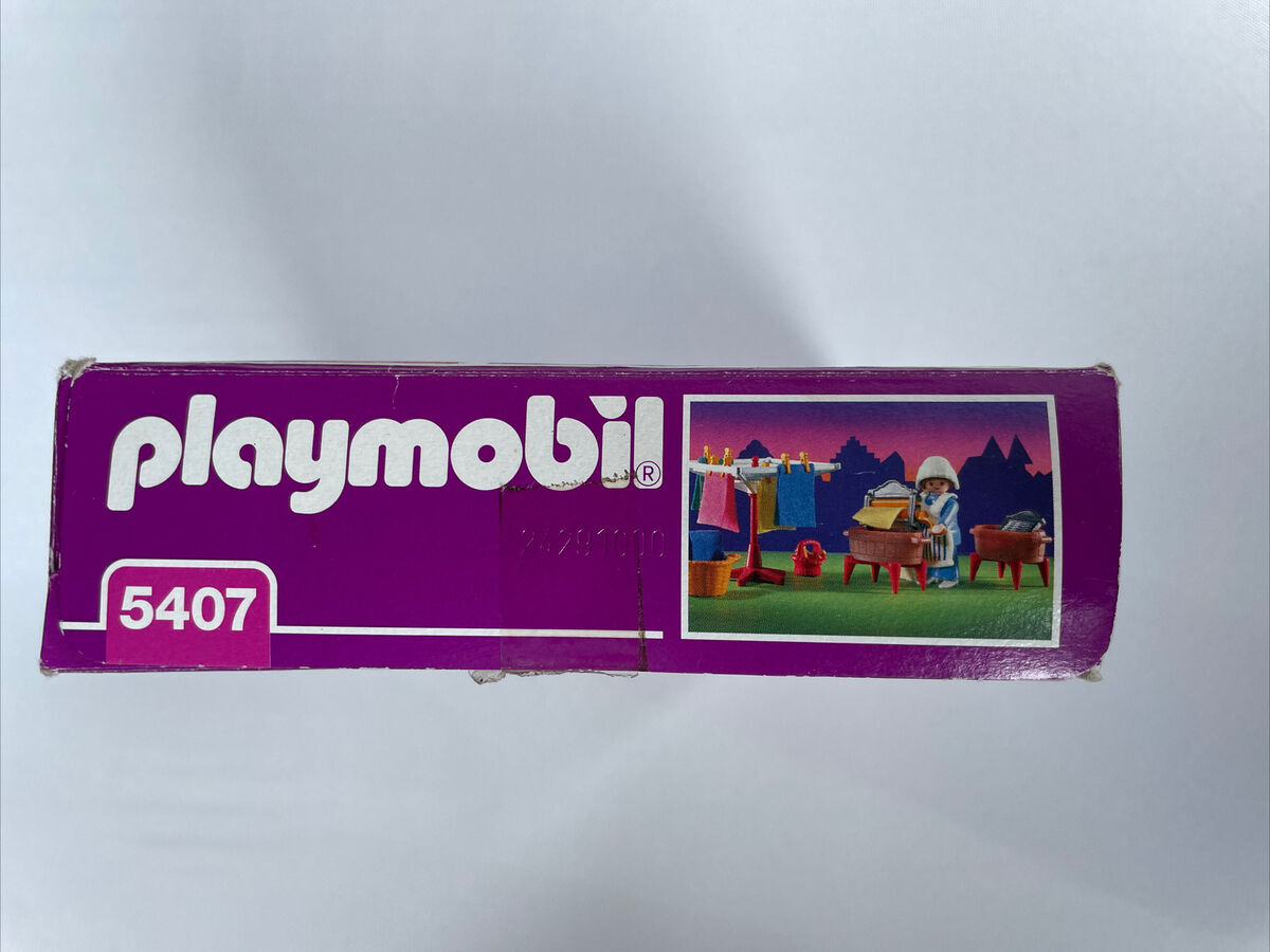 Playmobil 5407 Victorian Washerwoman 1999 BNOB Box Damage Playmobil 5407 Victorian Washerwoman 1999 BNOB Box Damage