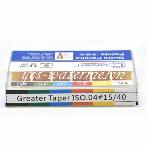 60 Pcs Dental Endodontic Absorbent Points Gutta Percha Taper 0.04 GAPADENT New - Picture 18 of 18