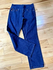 JAG Jeans High Rise Straight Leg Elastic Waist Sz 6S Women W30 L28