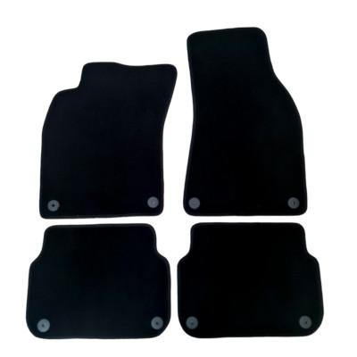New Car Floor Mats For Audi A6 C6 S6 RS6 Waterproof Black Velour Carpet Liners