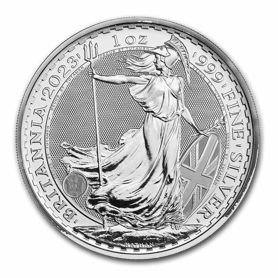 Lot of 4-2023 Britannia 1 oz Silver Coin King Charles .999 1 oz