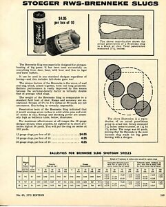 Shotgun Ballistics Chart