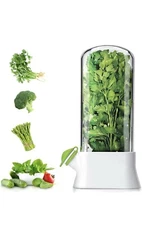 Herb Keeper for Refrigerator - Premium Herb Saver, Keep Cilantro Fresh,