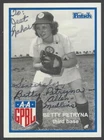 AOP BASEBALL Betty Petryna signed card