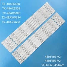New LED strips For TX-48AX630B TX-48AX630E TX-48AXW634 480TV05 480TV06 V2 