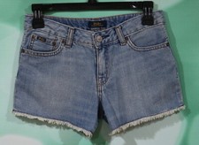 Polo Ralph Lauren Size 14 Girls Five Pocket Cut Off Blue Jean Shorts