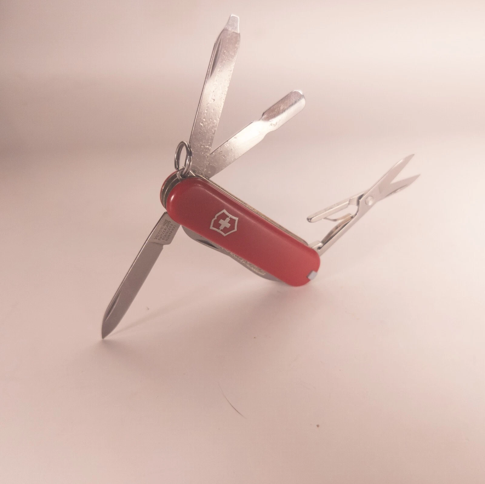 Original Victorinox Minichamp 58mm Swiss Army Knife Red
