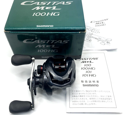 Shimano 16 CASITAS MGL 100HG Right Handed Bait Casting Reel with