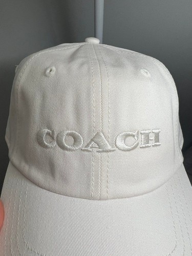 Coach baseball cap/ hat white New with tag - Picture 7 of 8