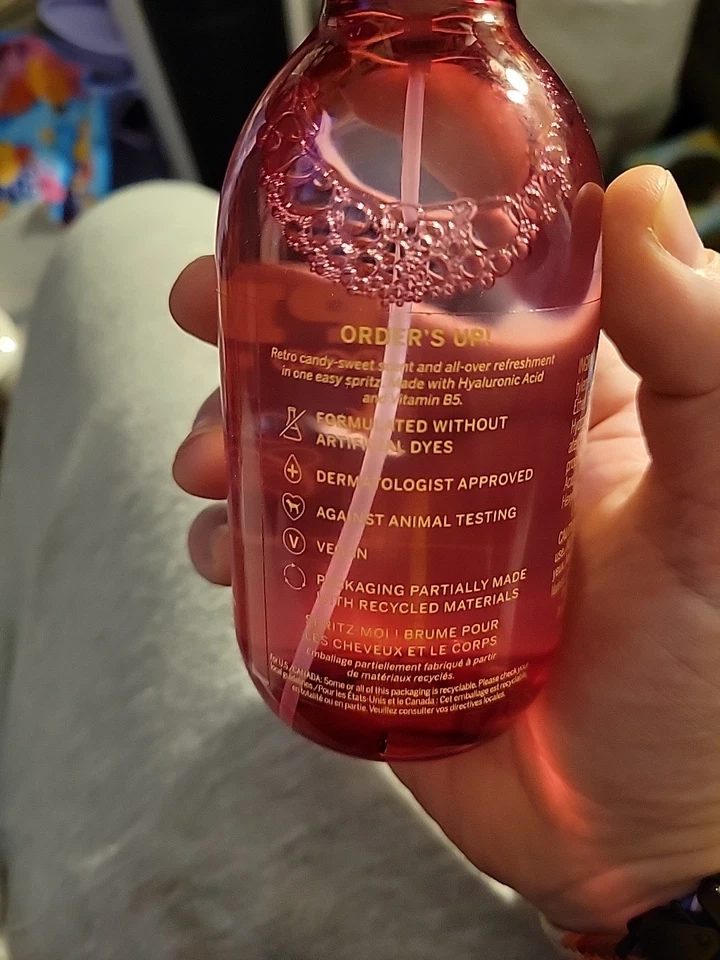 Cabelo doce rosa e névoa corporal rosa agora servindo - Imagem 2 de 2