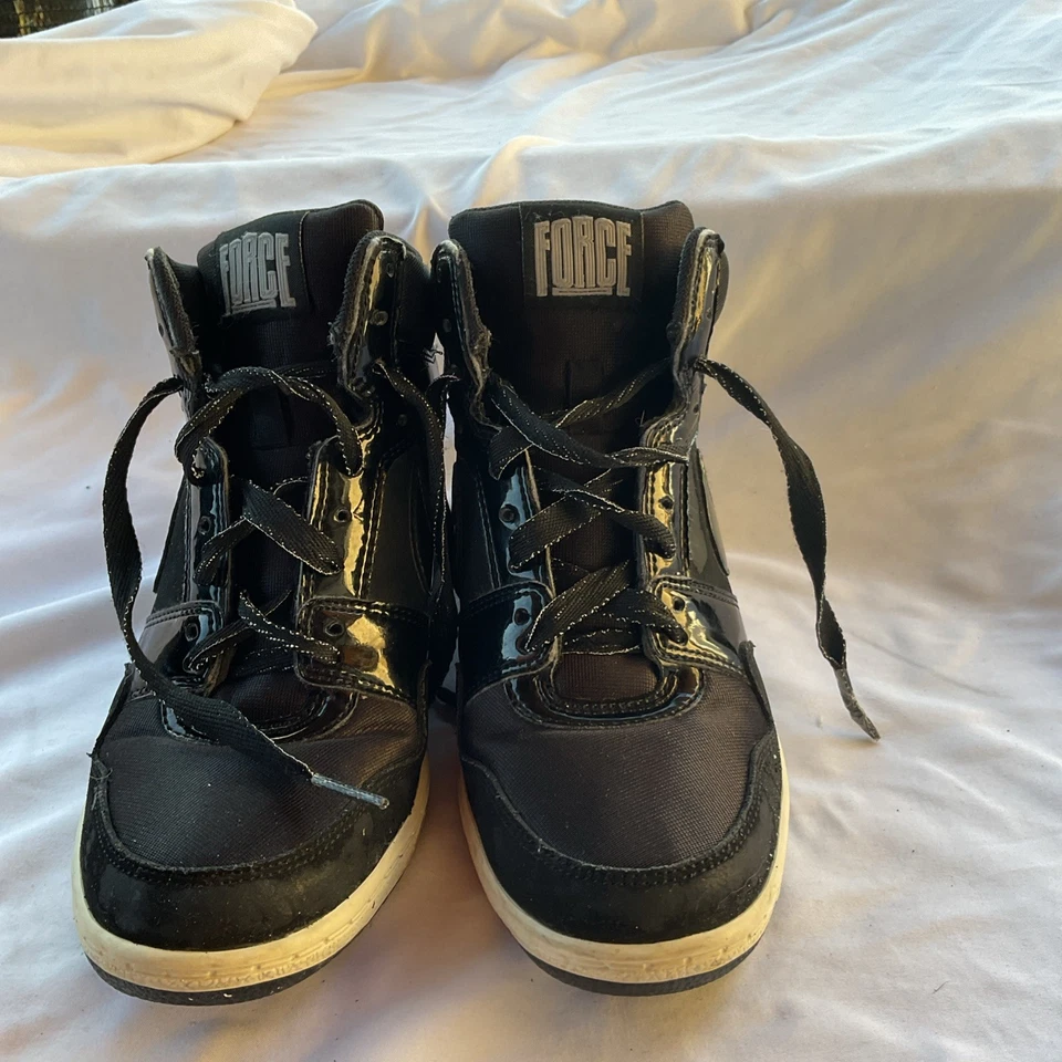 Nike Force Dunk Sky Hi tacón de cuña oculto para mujer talla 7 629746-001 **Leer** Foto 2 de 4