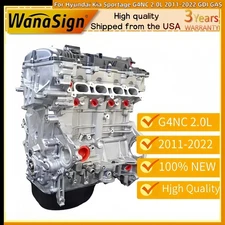 Long Cylinder Block Engine Assembly For Hyundai Tucson Kia Forte G4NC 2.0L 11-22