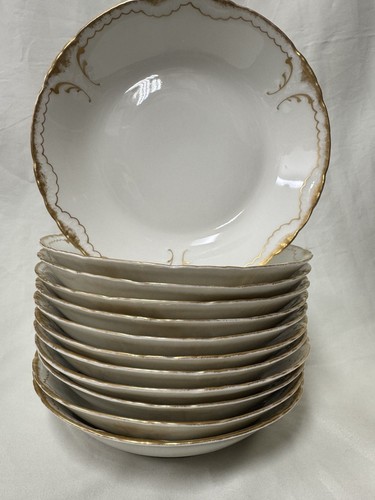(12) Th. Haviland France 'Schleiger 133' 7.5 Inch COUPE SOUP/PASTA BOWL - Mint! - Picture 5 of 10