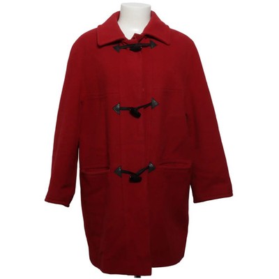 Dufflecoat, Damen, Größe: 38, Rot, Einfarbig #ShE